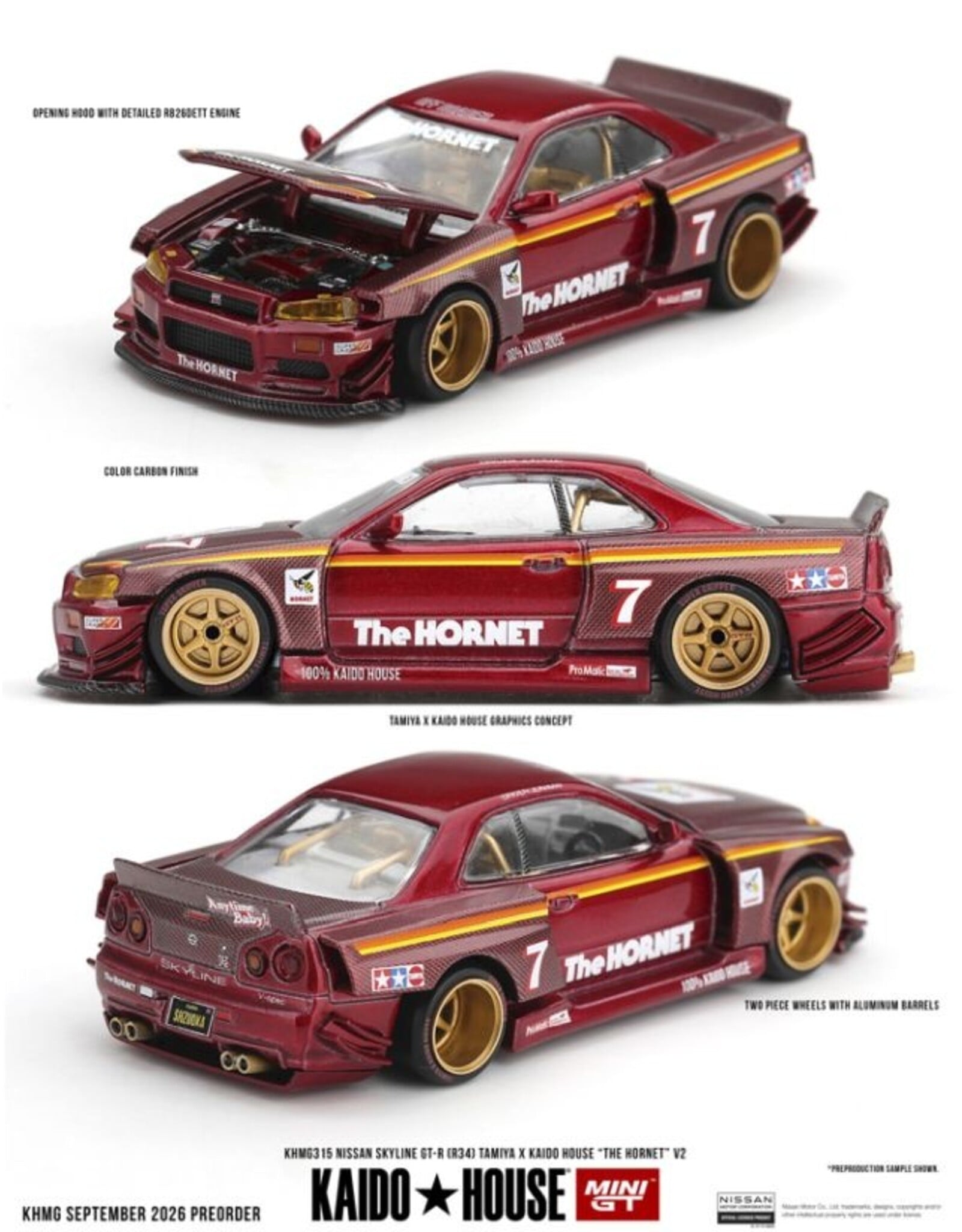 Nissan Nissan Skyline GTR(R34)Tamiya X Kaido House  "The Hornet" V2(1999)