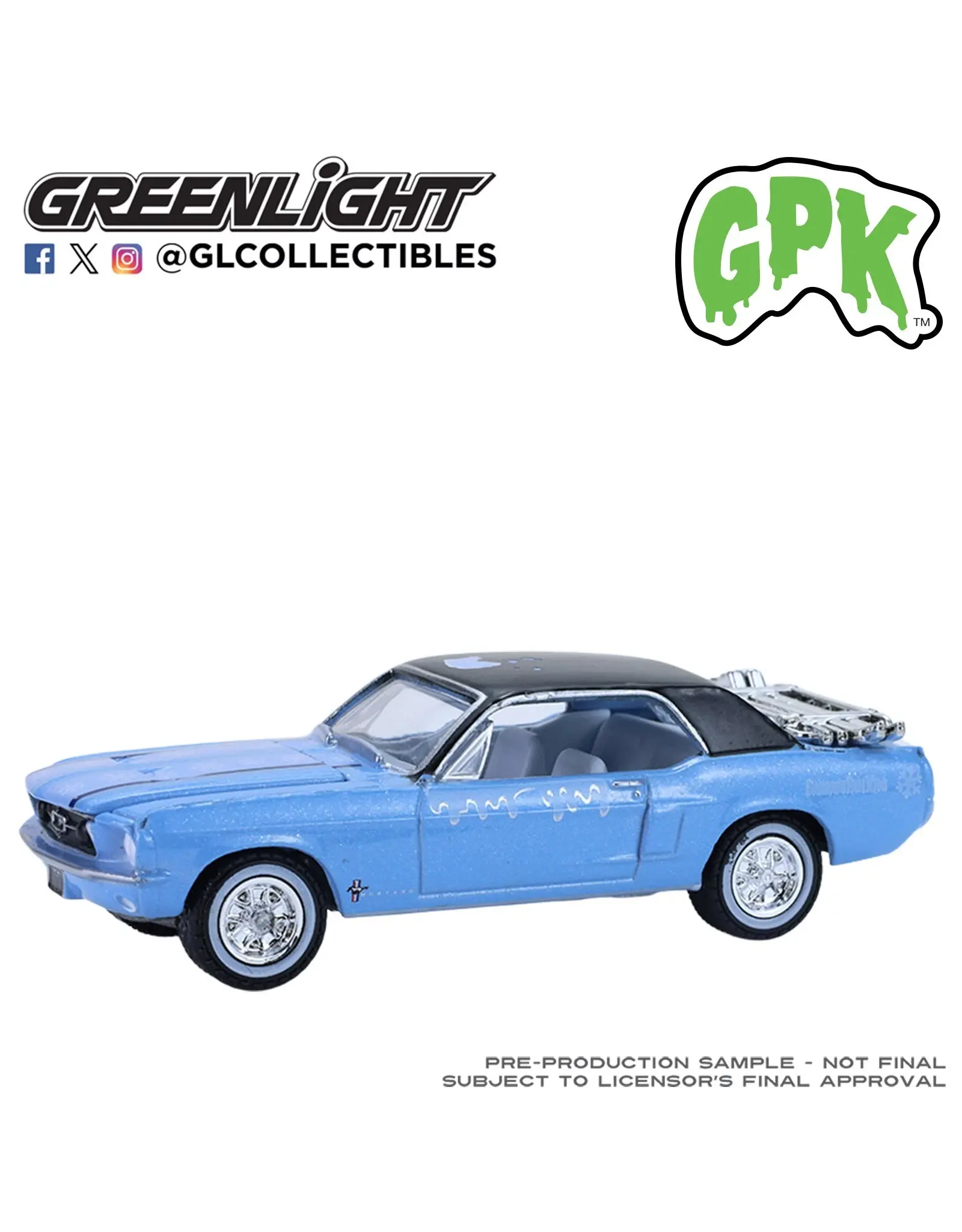 Ford USA Ford Mustang w.trunk ski racks and skis(1967)Skin ian