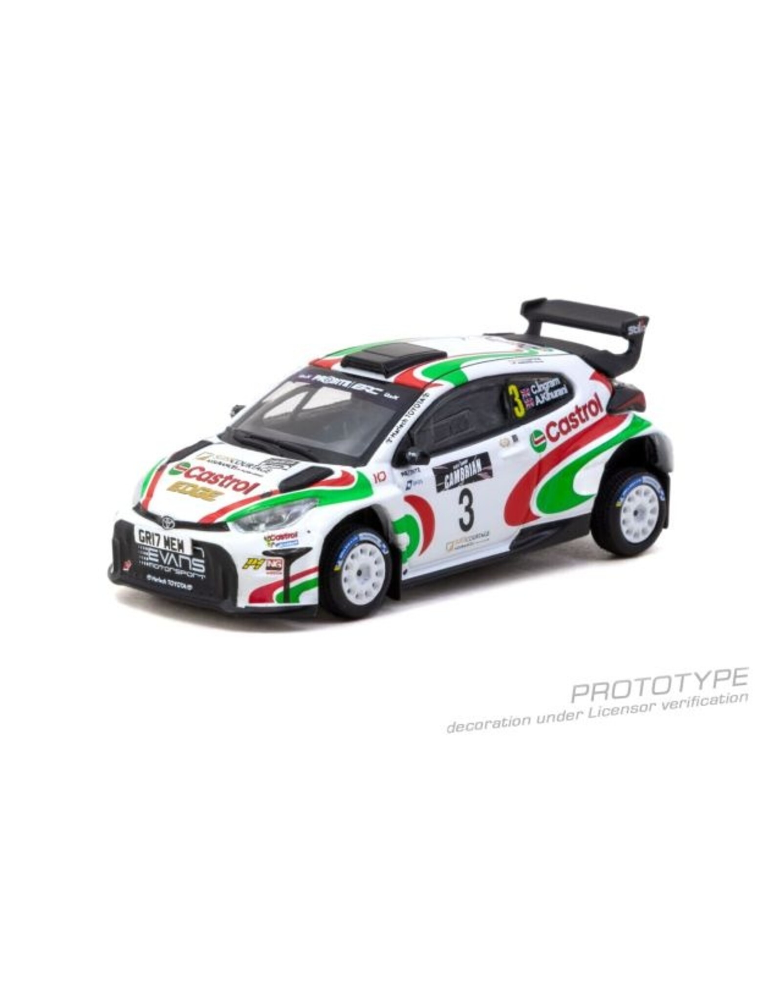 Toyota Toyota Yaris GR Rally1 Hybrid #3(Cris Ingram)British Rally Championship Champion 2024(w.trading cards)