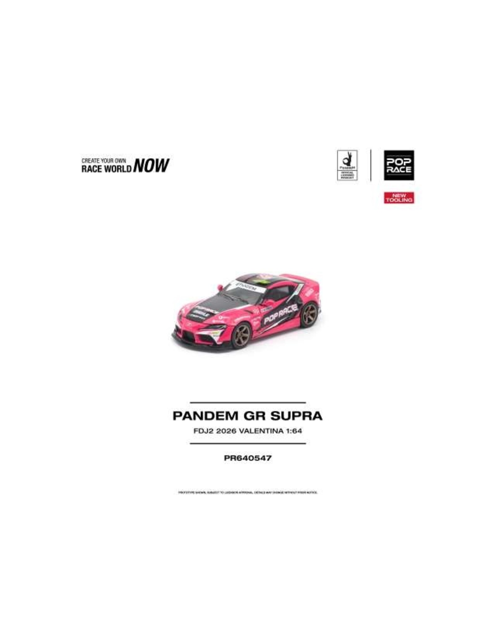 Toyota Pandem GR Supra FDJ2 "Valentina Piaz " (pink)
