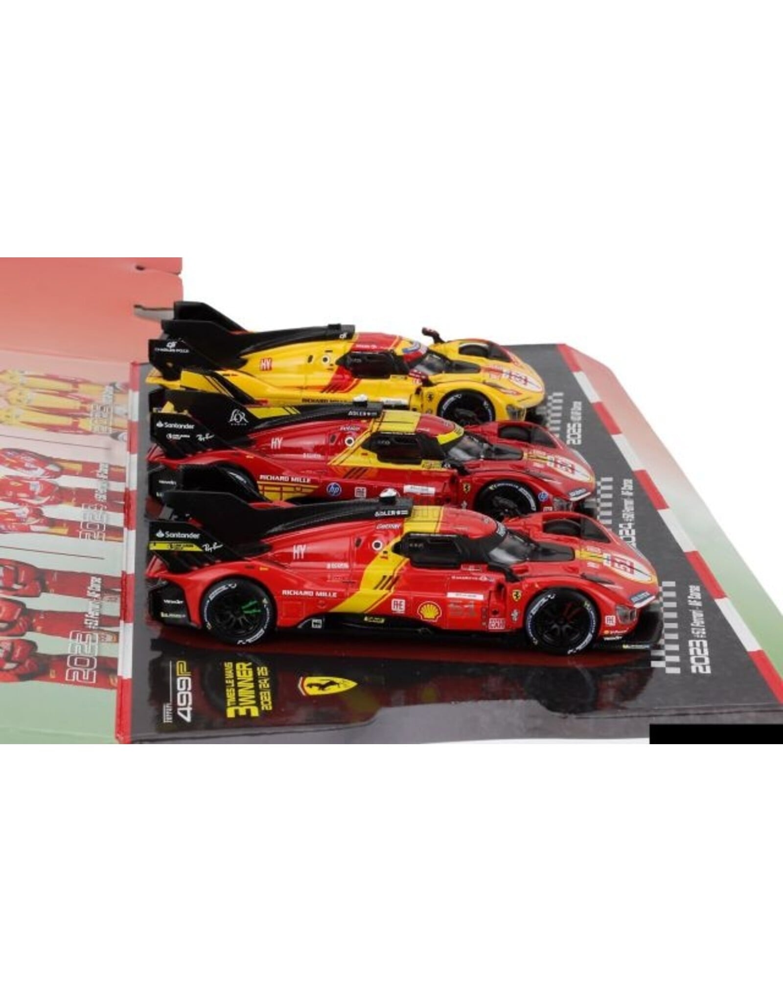 Ferrari Ferrari set(3x 499P)Winners Le Mans 24h