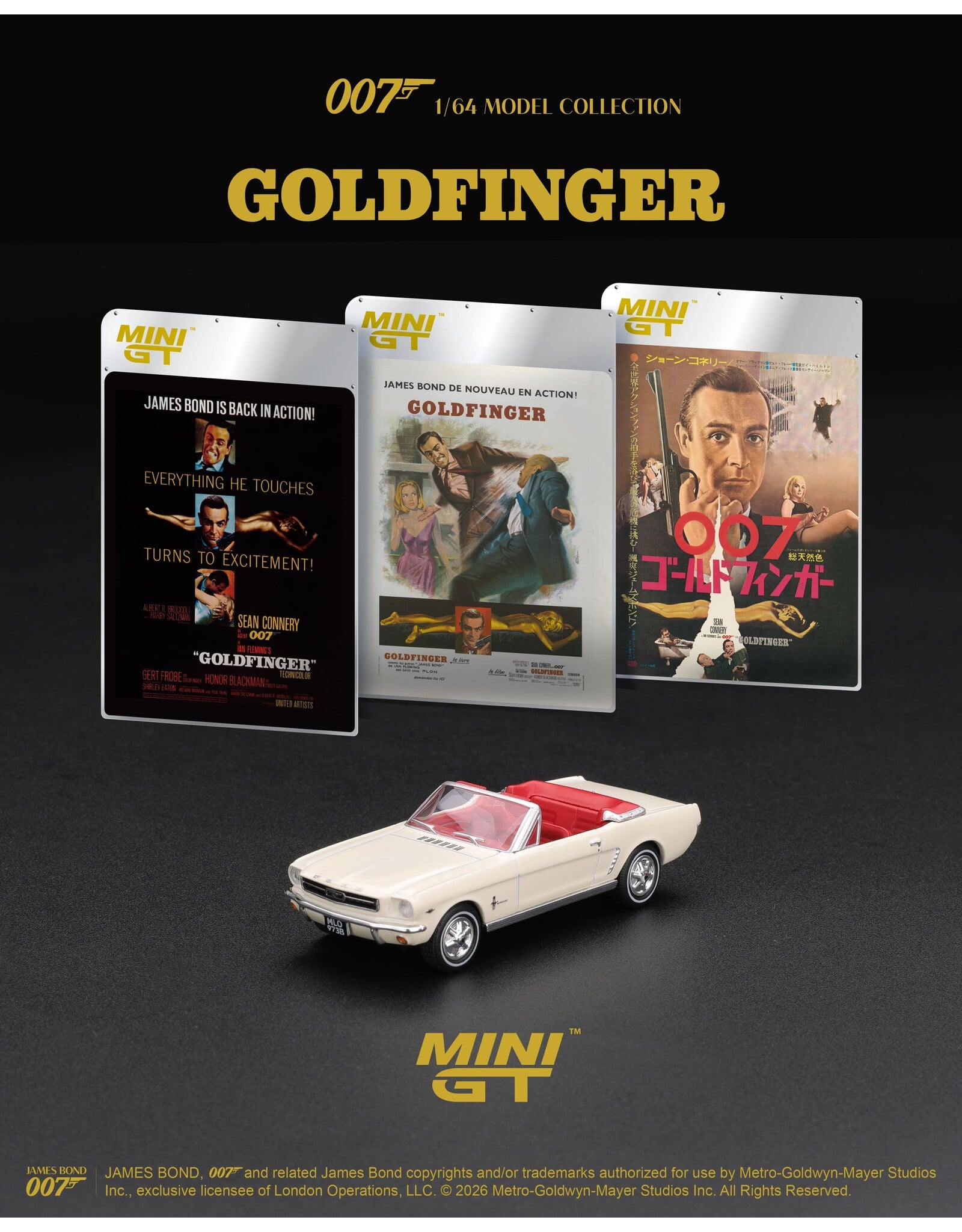 FORD Ford Mustang convertible(Goldfinger)1964