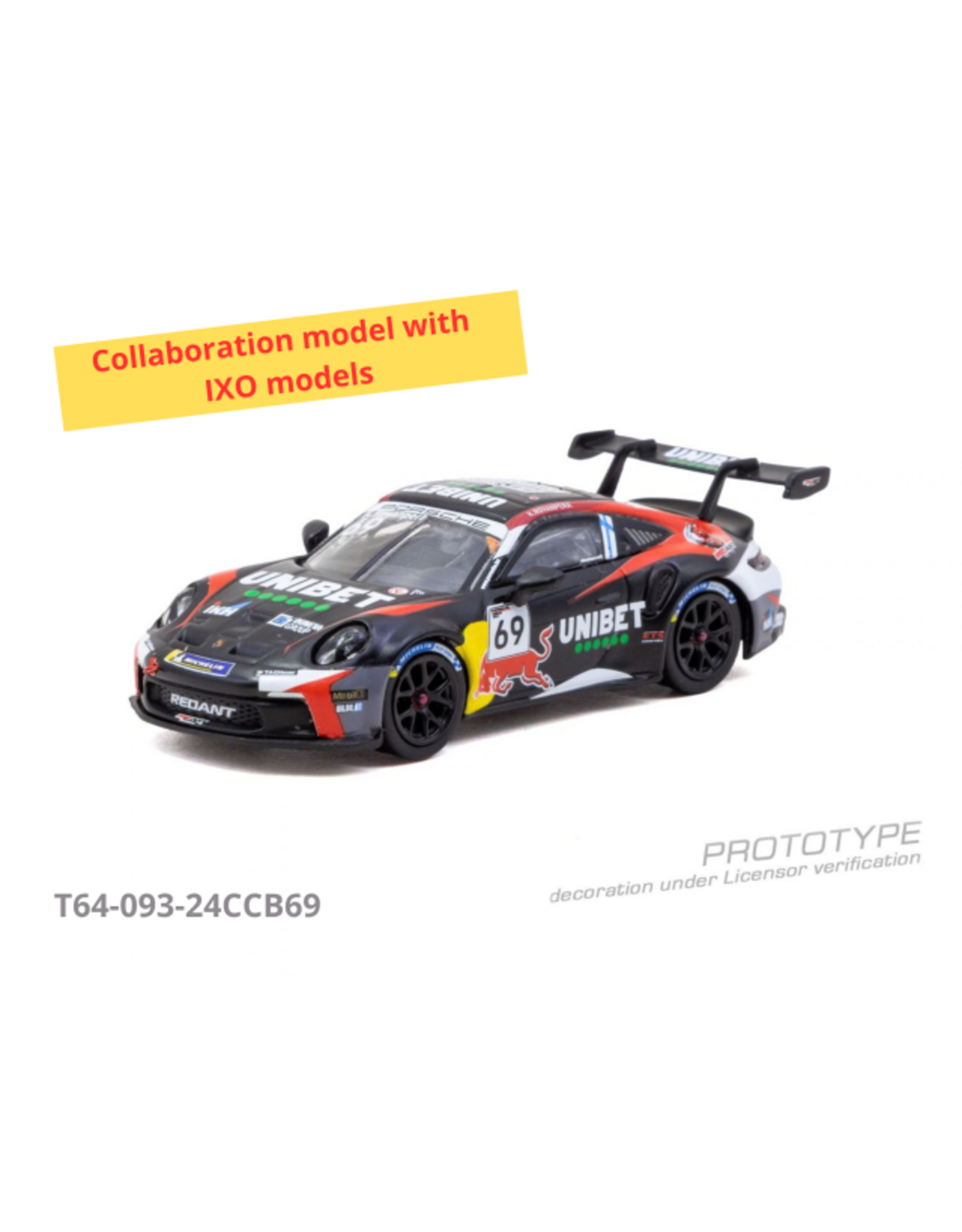 Porsche Porsche 991(992)GT3 Cup #69(Kalle Rovanpera)Carrera Cup Benelux 2024