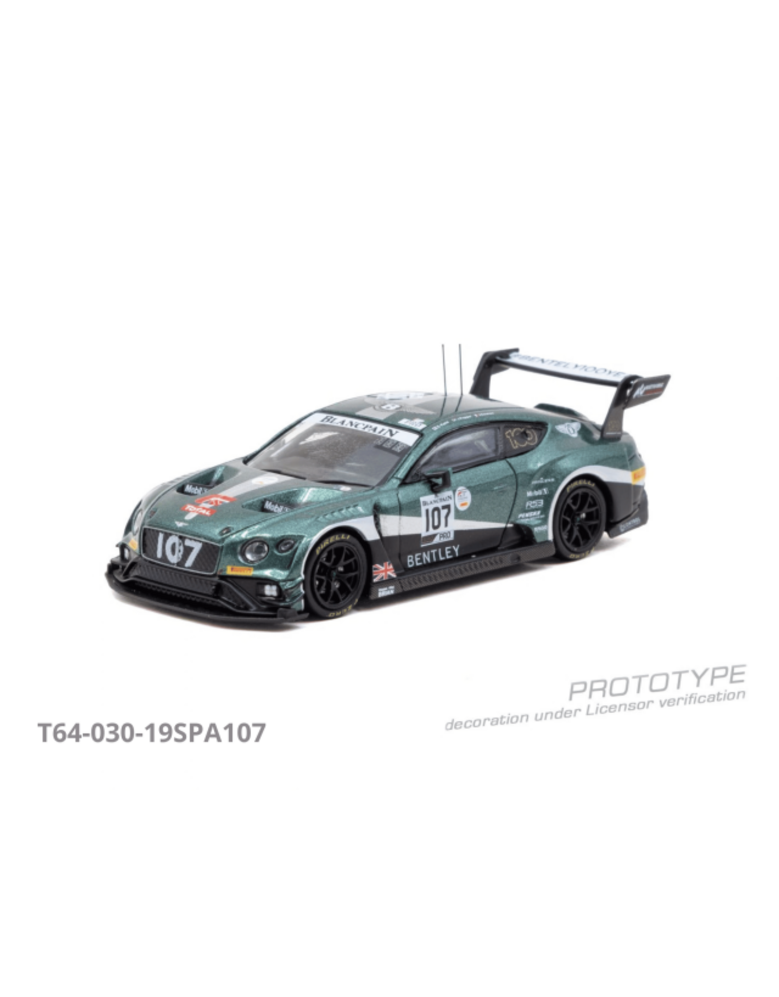 Bentley Bentley Continental GT3 #107(Jules Gounon)24h.Spa 2019