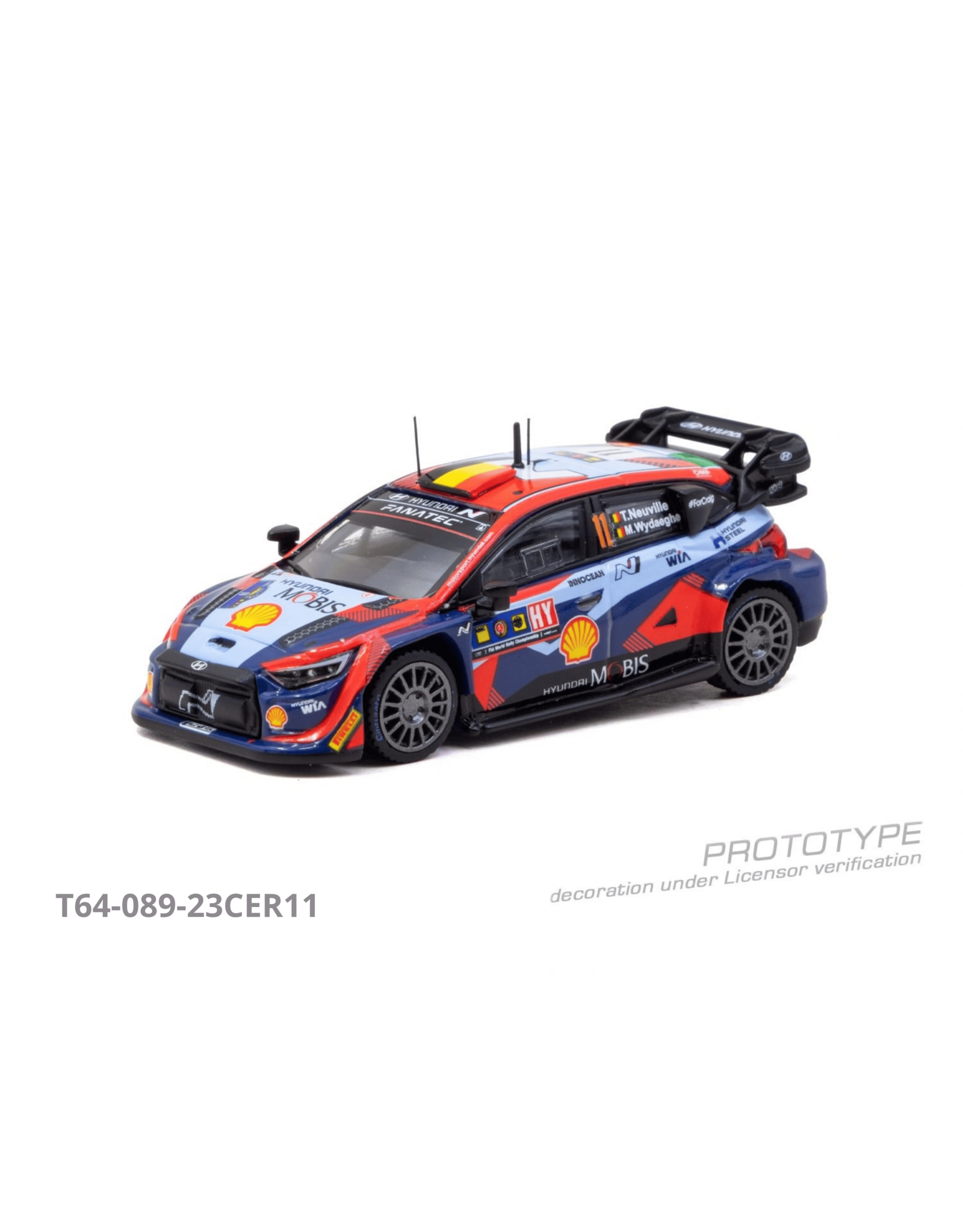 Hyundai Hyundai I20N Rally1 Hybrid #11(Thierry Neuville)WRC Central European Rally 2023