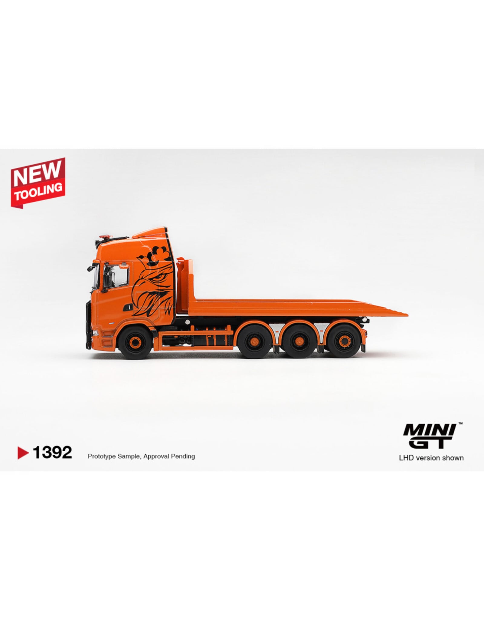 Scania Scania 770S B8X-4NA hooklift flatbed(orange)2025