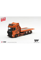 Scania Scania 770S B8X-4NA hooklift flatbed(orange)2025