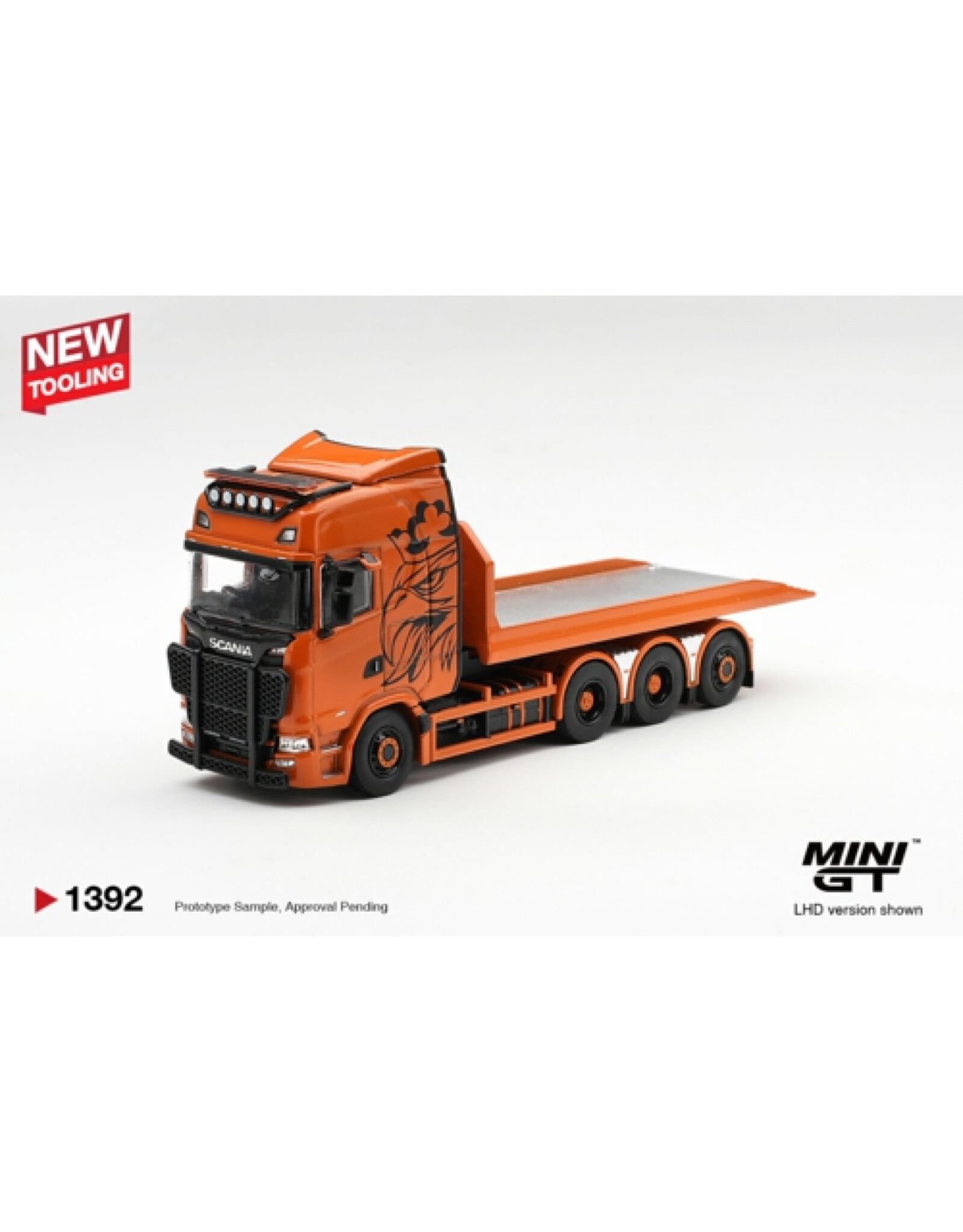 Scania Scania 770S B8X-4NA hooklift flatbed(orange)2025