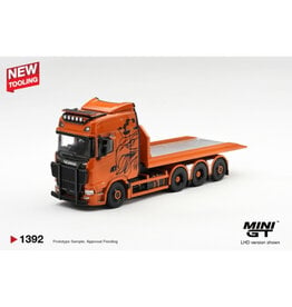 Scania Scania 770S B8X-4NA hooklift flatbed(orange)2025