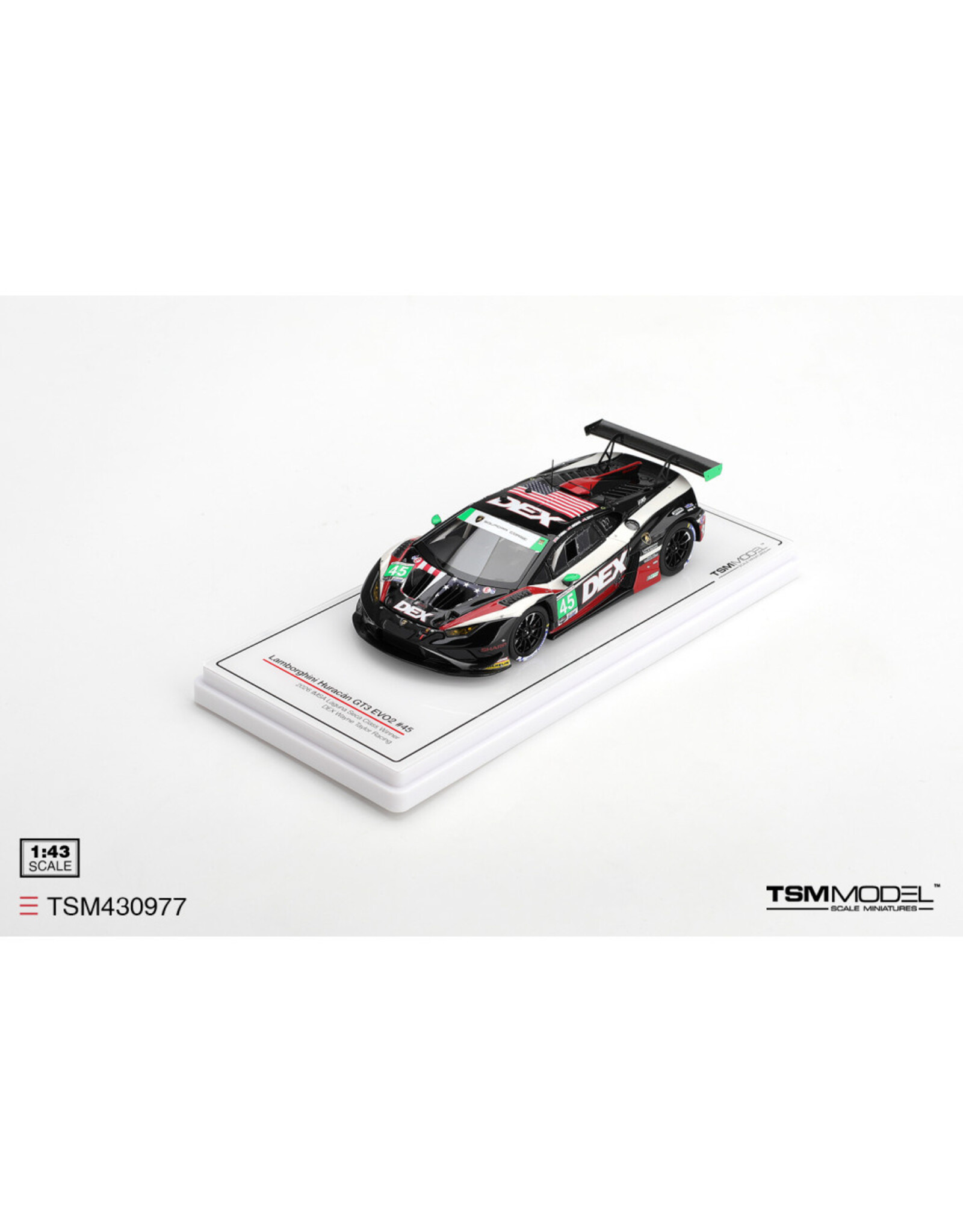 Lamborghini Lamborghini Huracan GT3 EVO2 #45 Dex Wayne Taylor Racing(Laguna Seca Class Winner 2026)