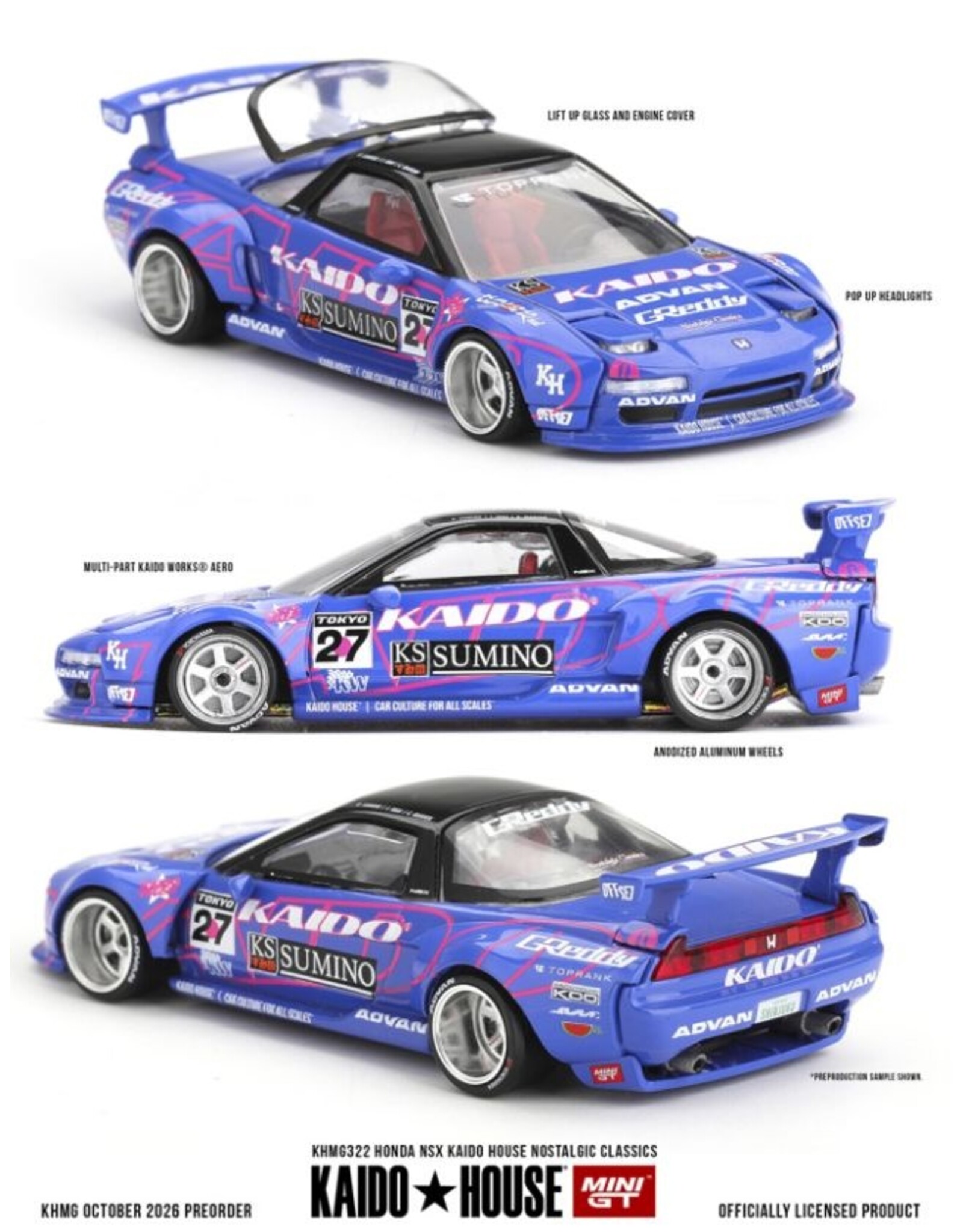 Honda Honda NSX Kaido House Nostalgic Classics(1990)