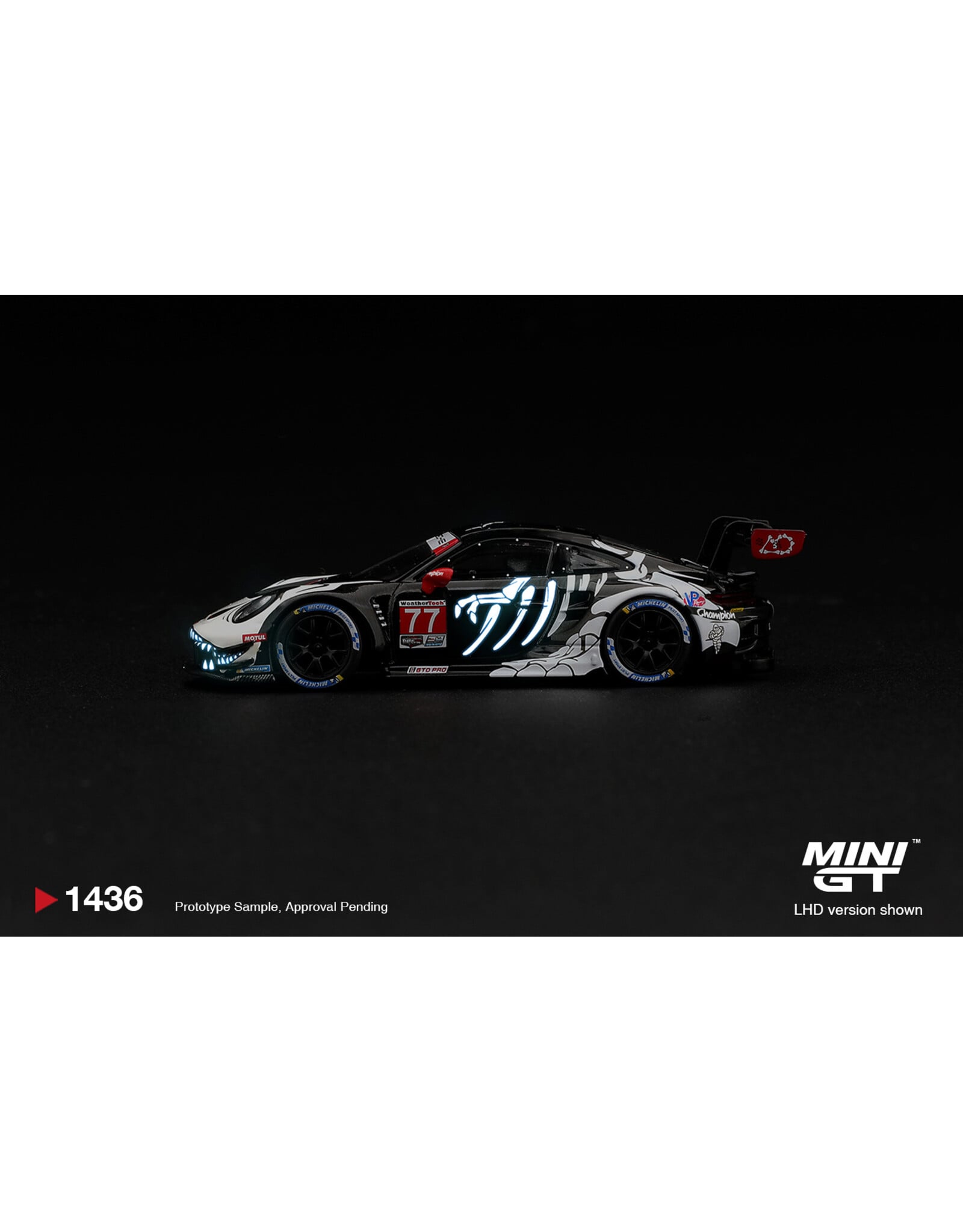 Porsche Porsche 911(992)GT3 R #77(AO Racing)Skeleton Rexy Petit Le Mans 2026