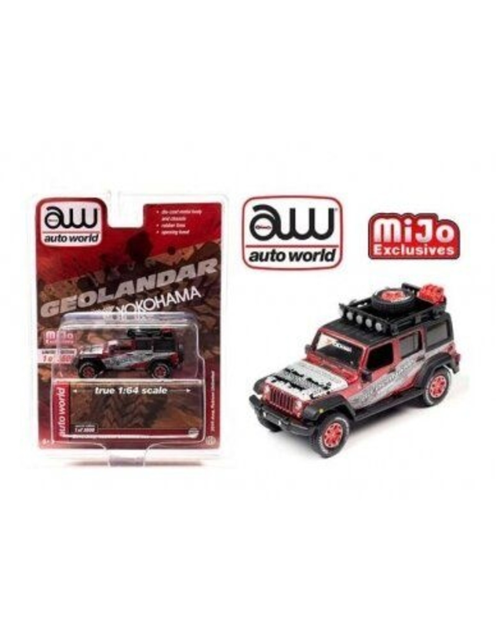 Jeep Jeep Rubicon Unlimited(2018)Geolandar Yokohoma(silver/red)
