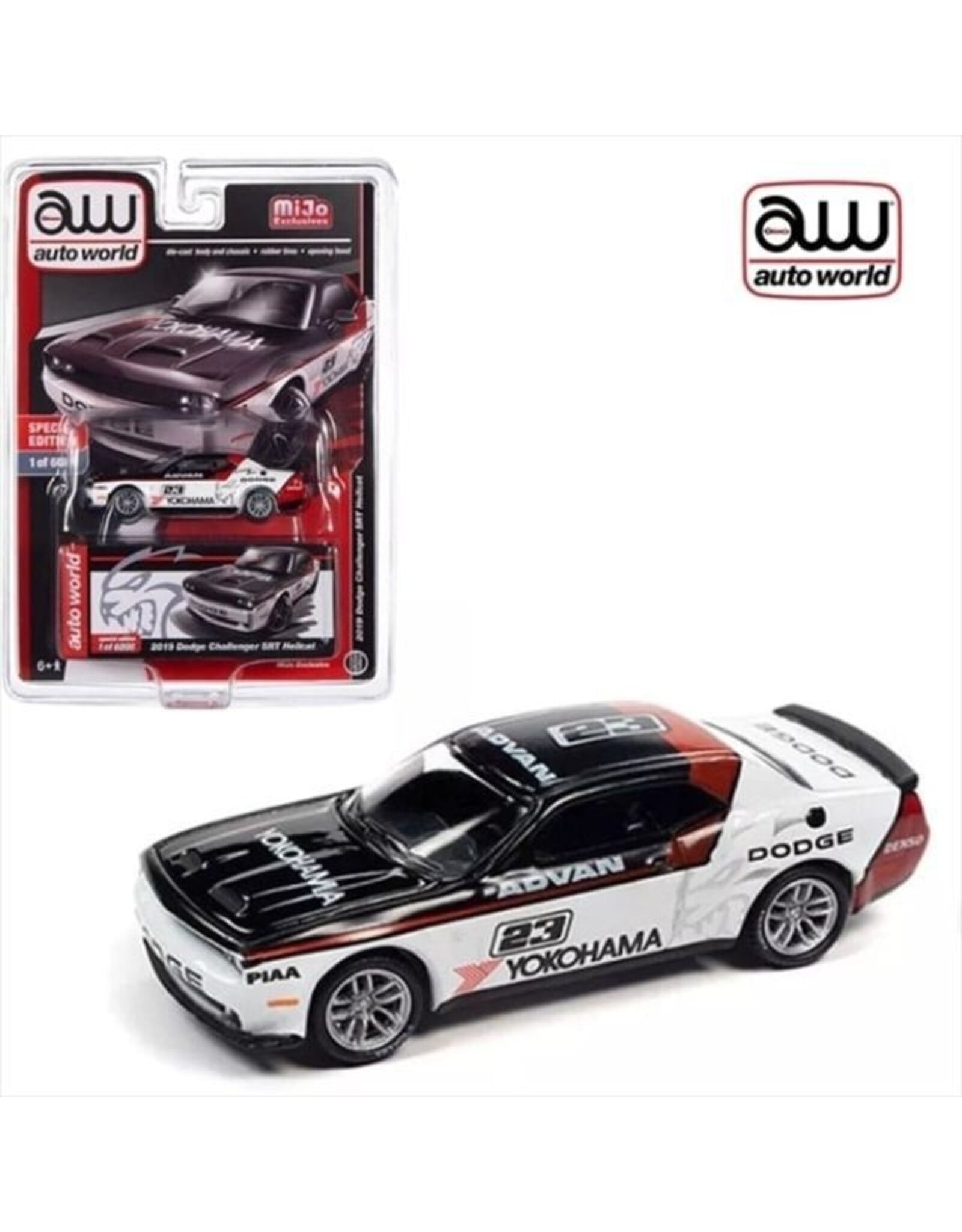 Dodge(Chrysler) Dodge Challenger SRT Hellcat #23(2019)Yokohoma(white/black)