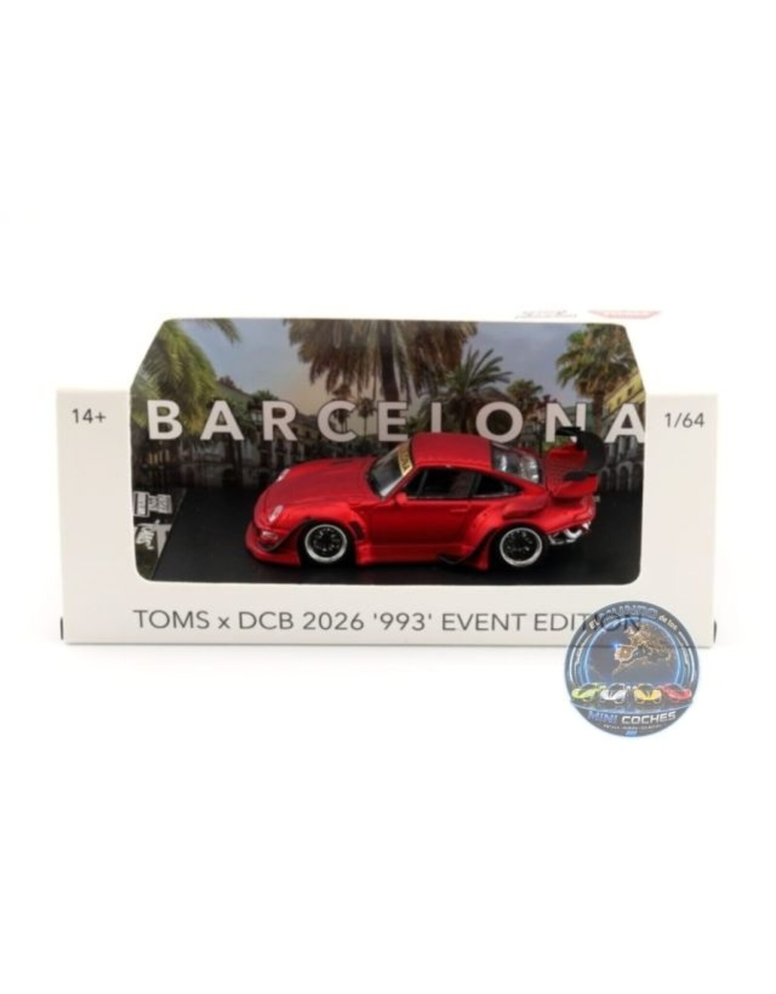 Porsche by RWB 993 Tom x Diecast Con Barcelona 2026 Event Edition(red)
