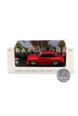 BMW E30 Toms x Diecast Con Barcelona Event Edition(matte red)