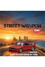 BMW E30 Toms x Diecast Con Barcelona Event Edition(matte red)