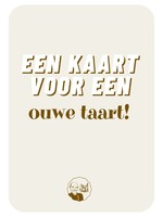 Kaart - Een kaart voor een ouwe taart