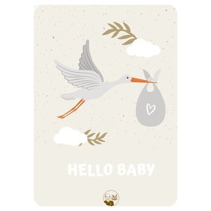 Kaart - Hello baby Kaart - Hello baby