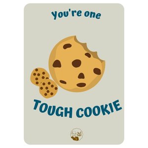 Kaart - You're one tough cookie Kaart - You're one tough cookie