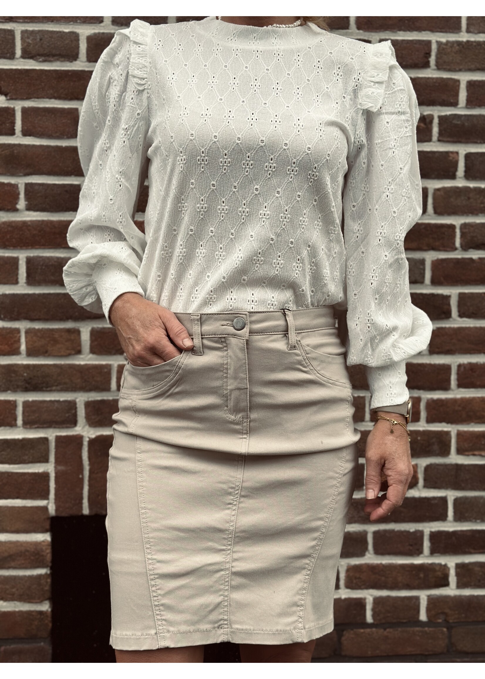 Beige rokje dames hotsell