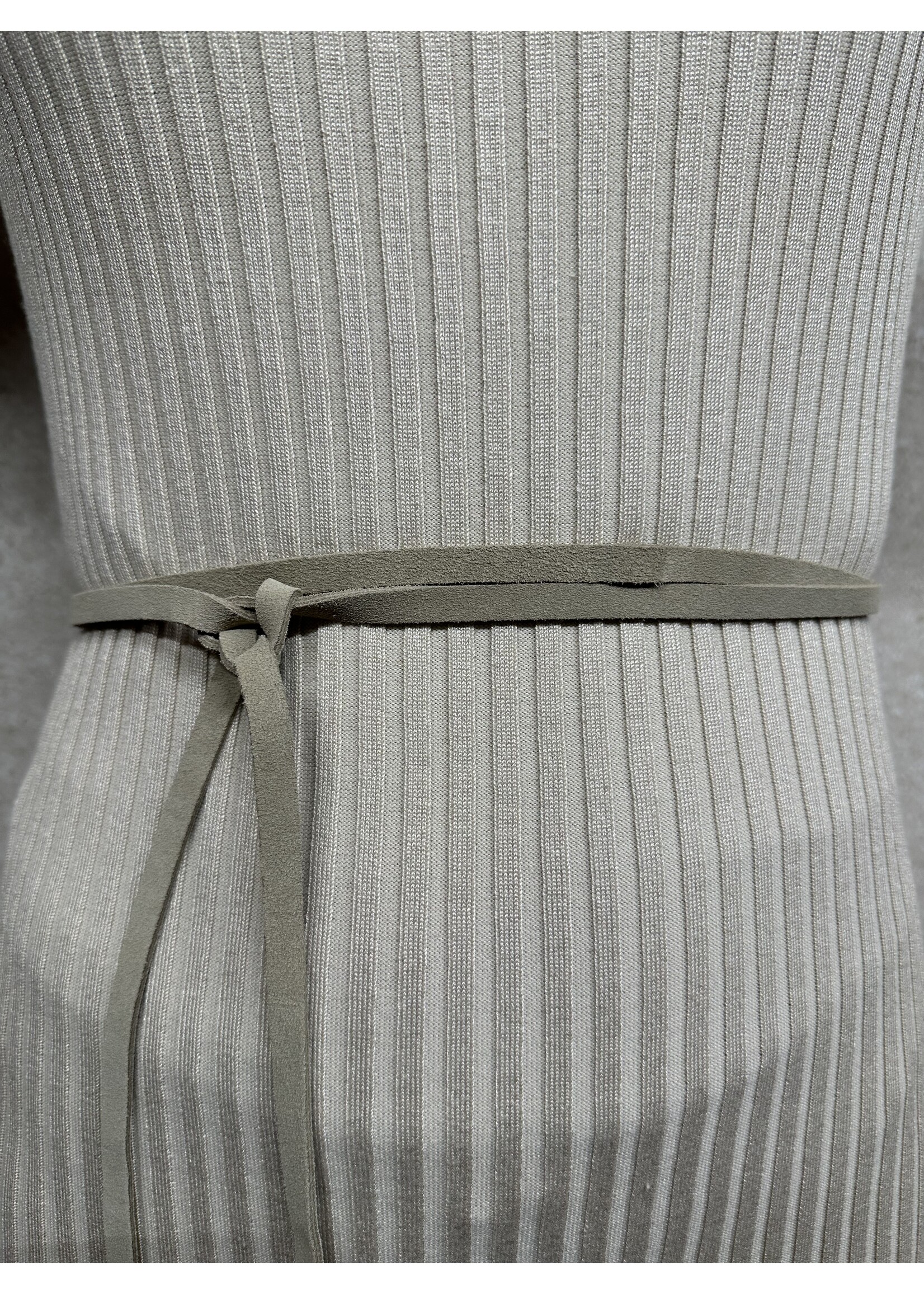 Valerie wrap belt beige suede One Size