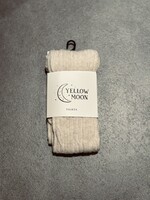 Yellowmoon maillot beige kabel print