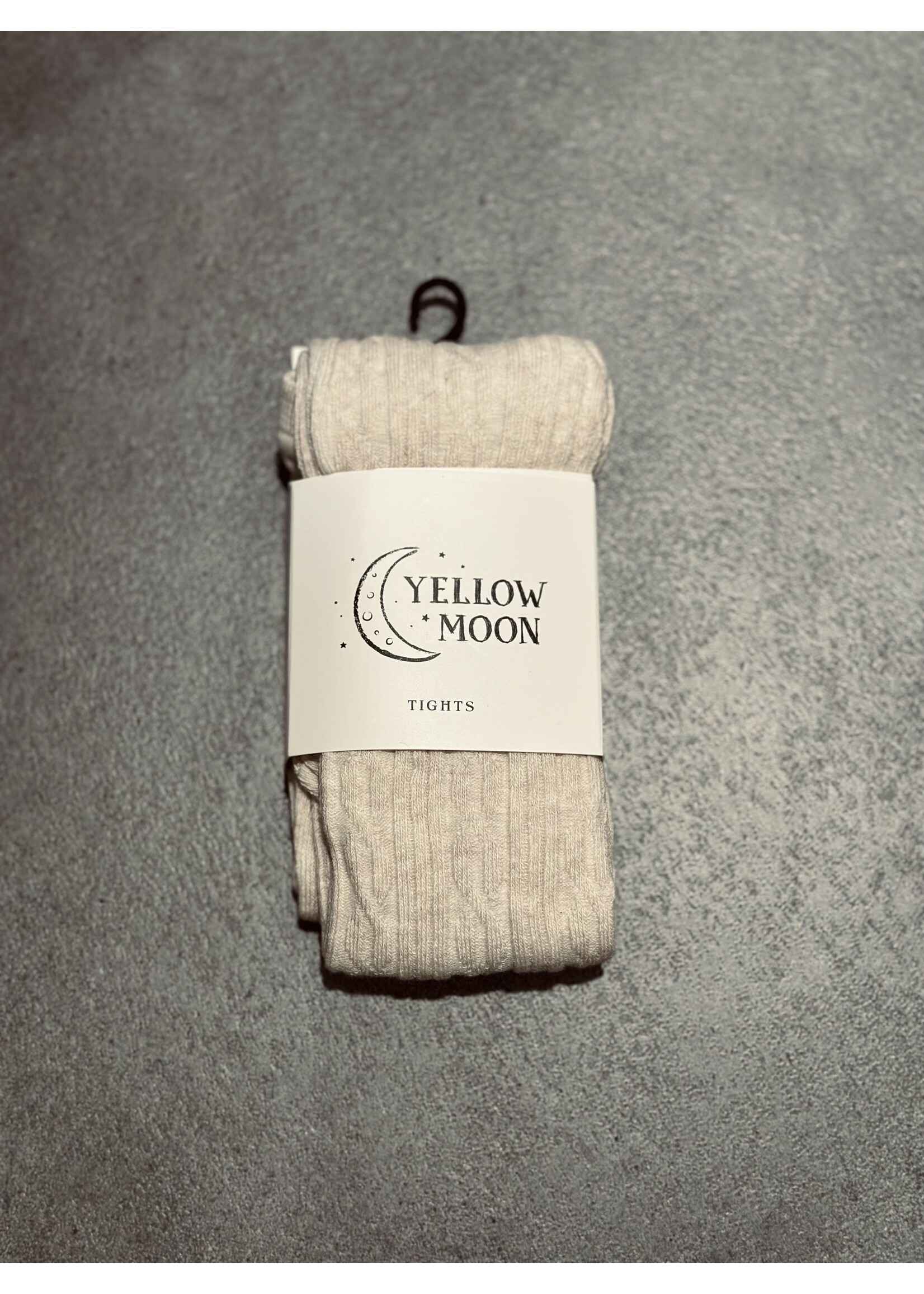 Yellowmoon maillot beige kabel print