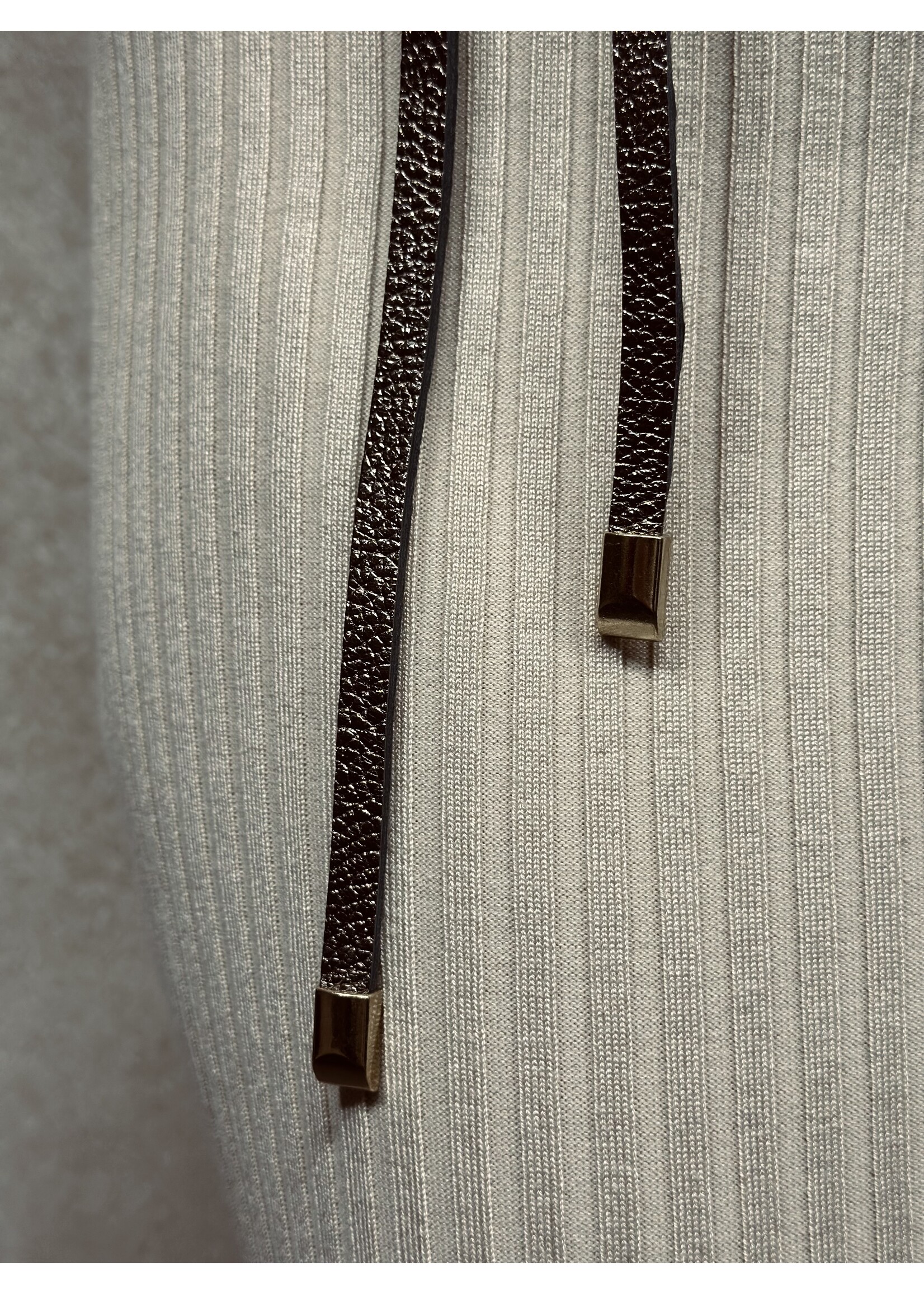 Valerie wrap belt bronze/taupe One Size