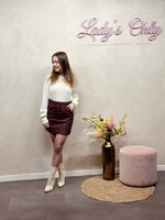 Sisters Point Sisters Point Rosine skirt bordeaux red