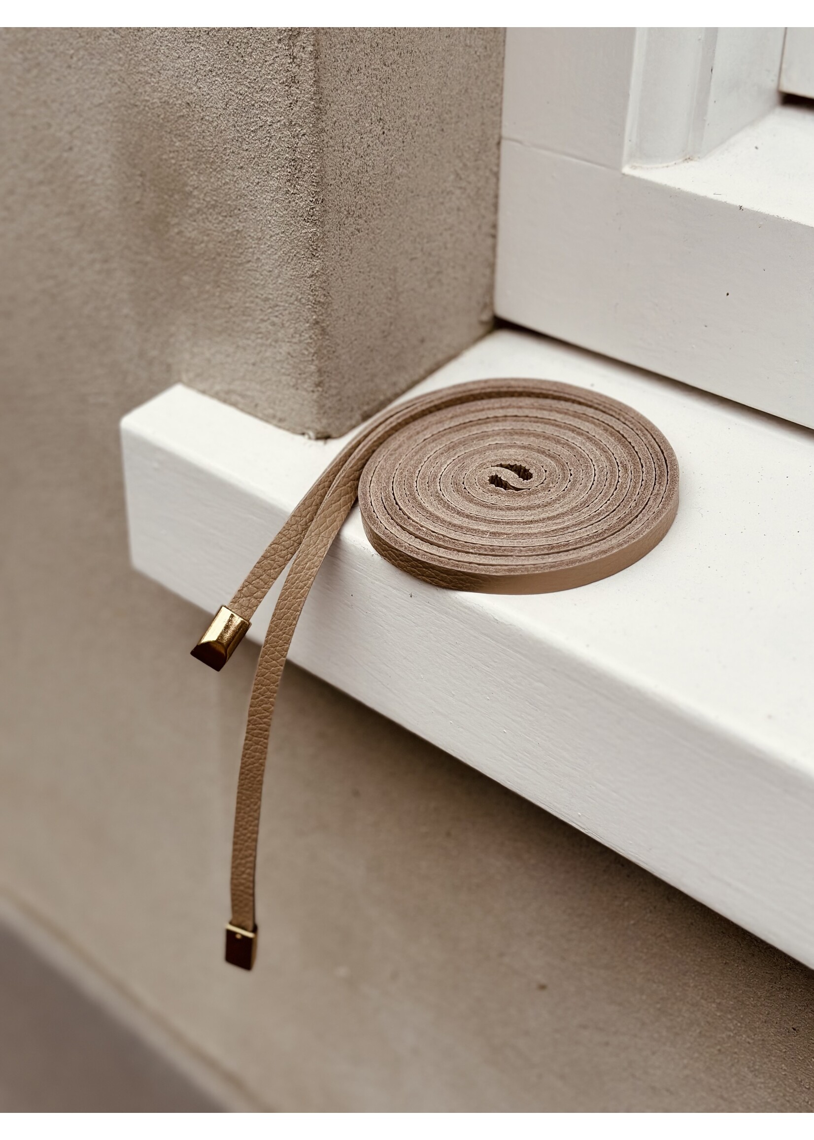 Valerie wrap belt taupe One Size