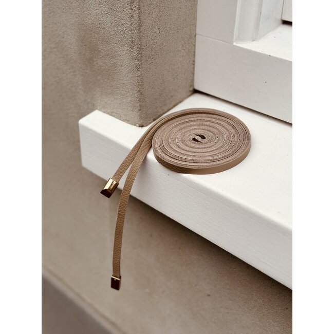 Valerie wrap belt taupe One Size