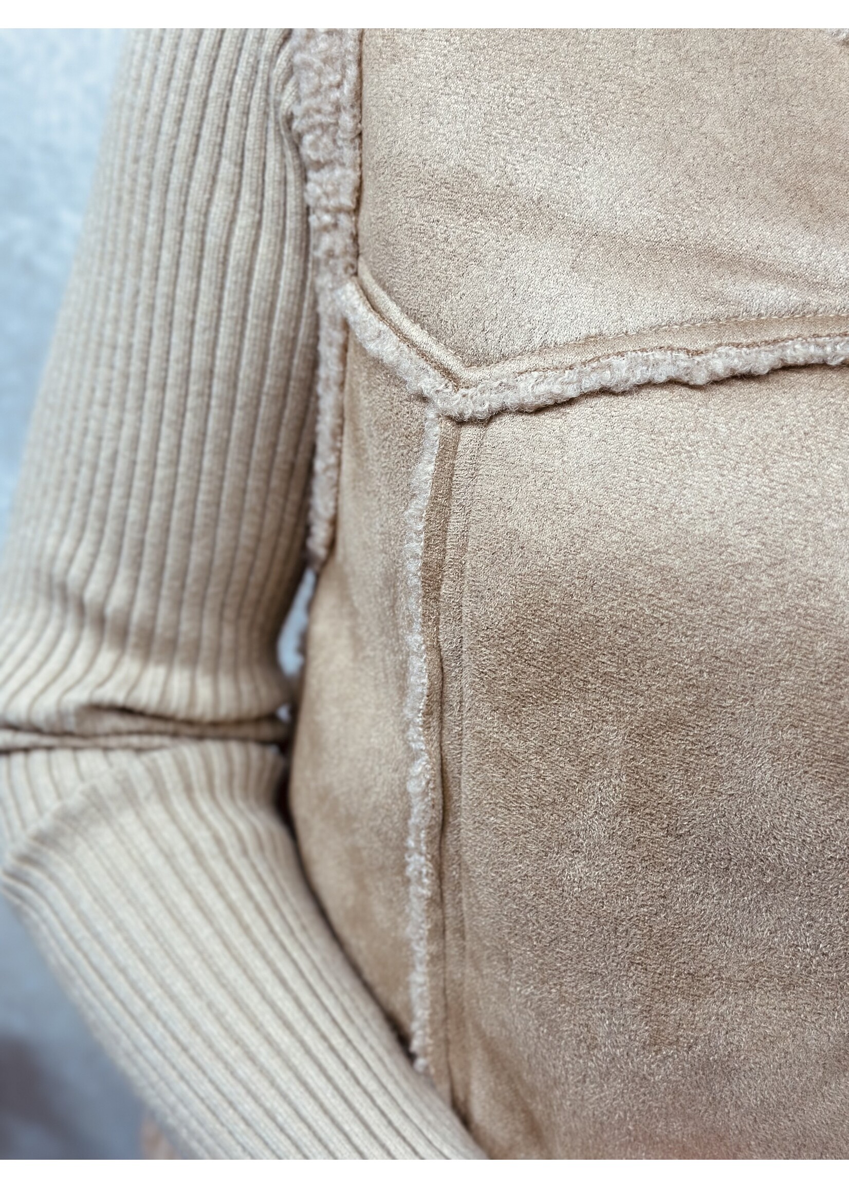 Lofty Manner Lofty Manner Mois gilet teddy camel