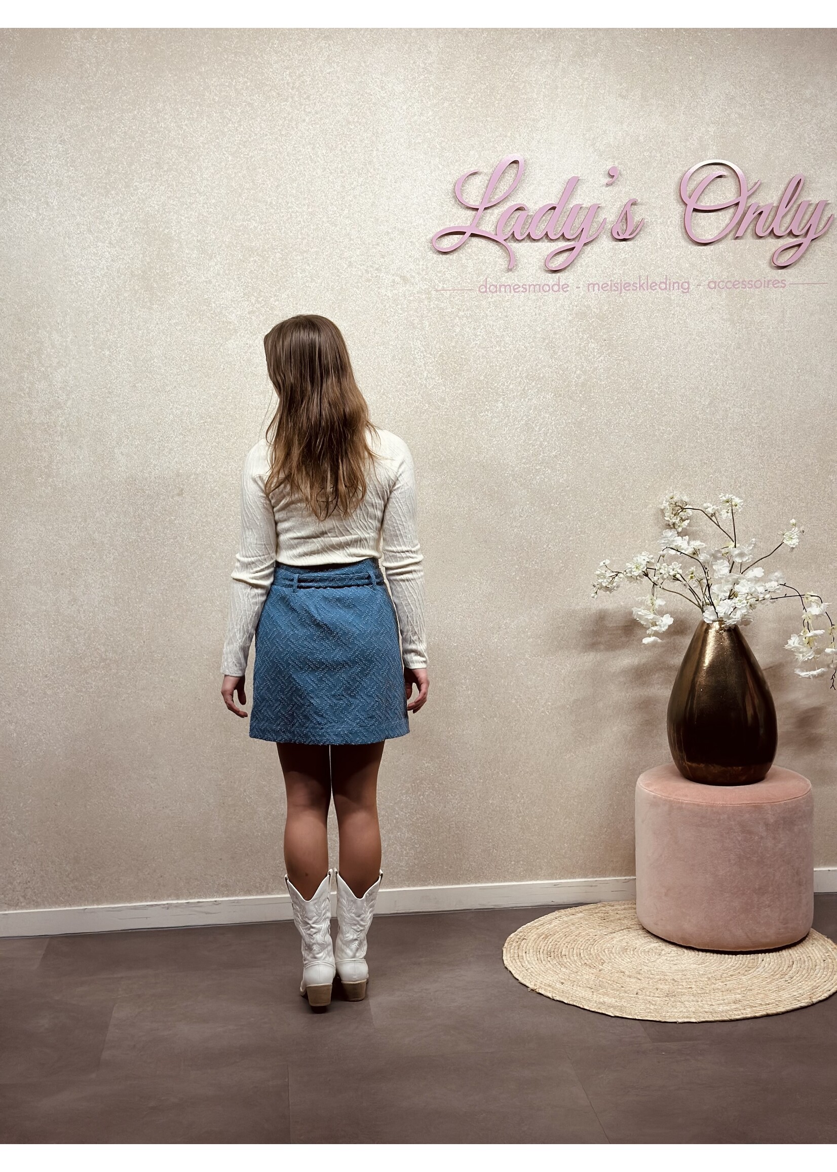 Lofty Manner Lofty Manner Vive skirt denim blue