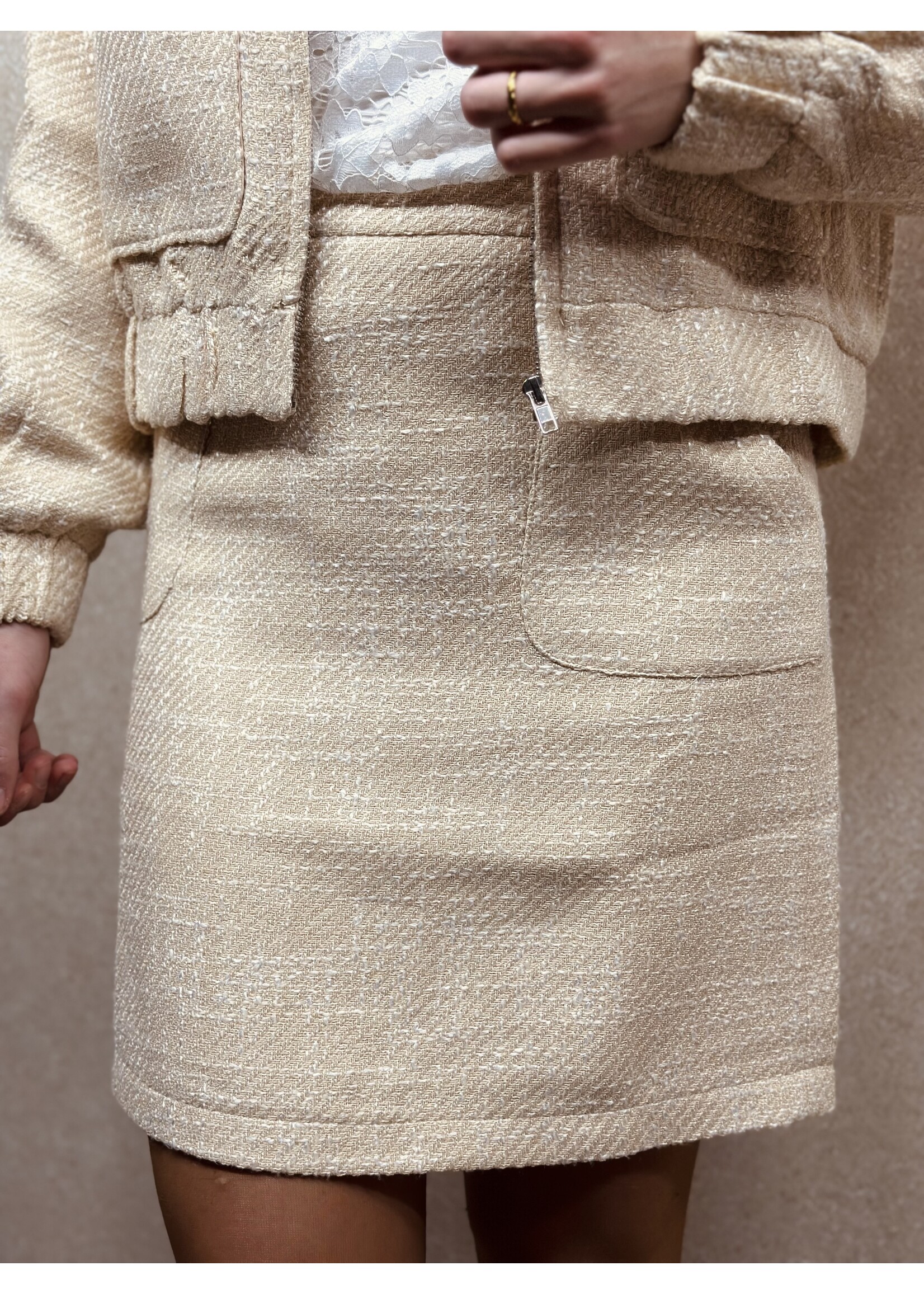 Smashed Lemon Smashed Lemon Larah skirt beige