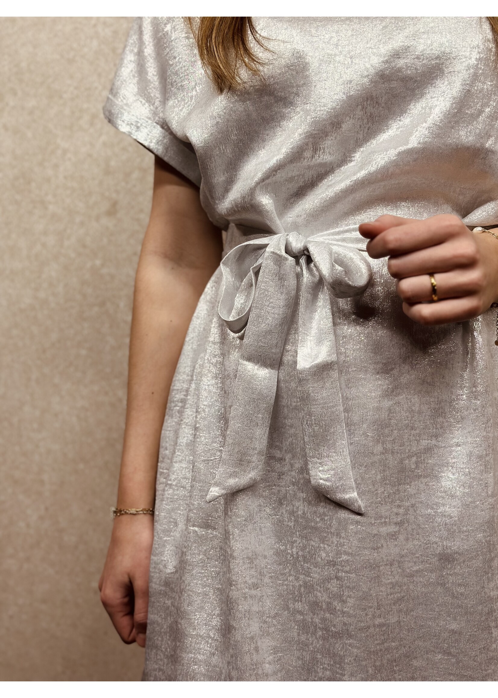 Smashed Lemon Smashed Lemon Corine dress silver