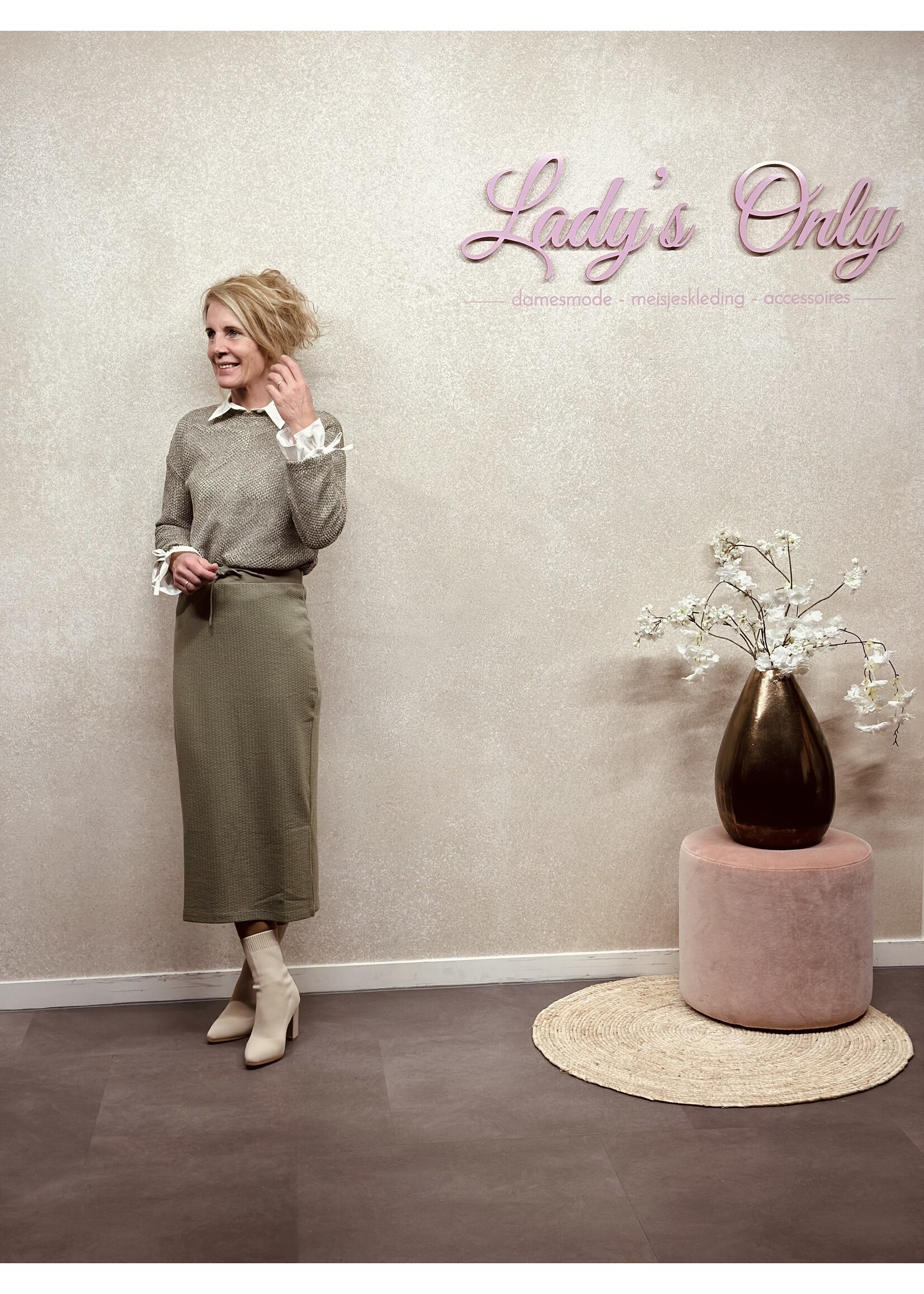 Elvira Elvira Sade long skirt green