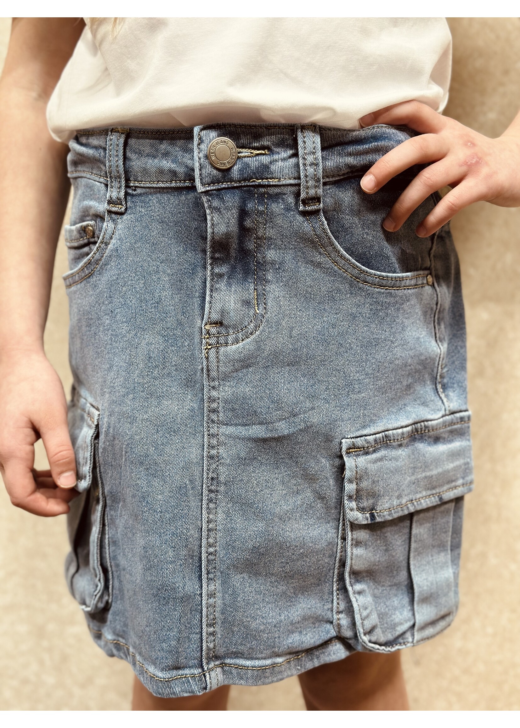 Minthe denim skirt blue