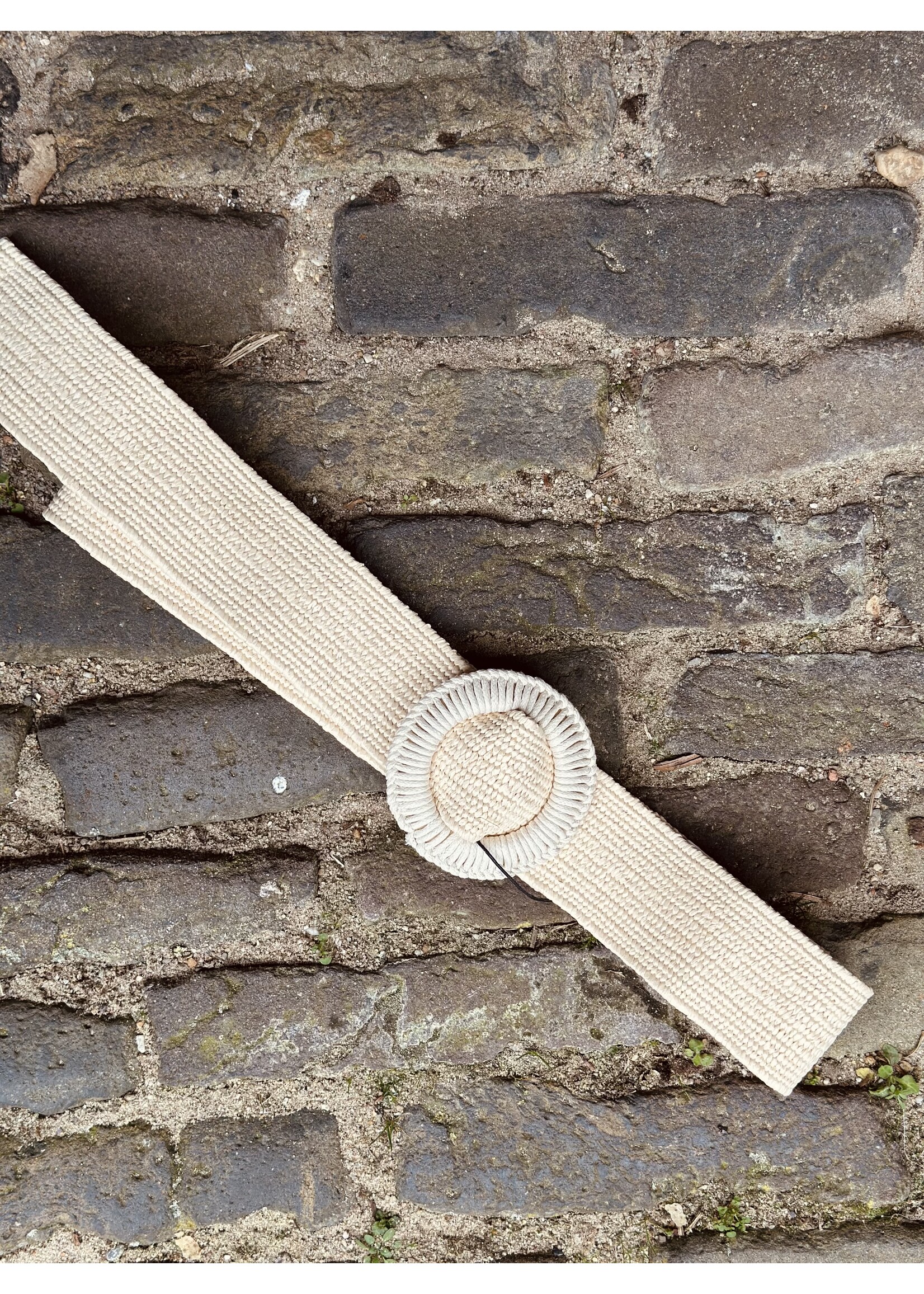 Smashed Lemon Caroline belt beige One Size