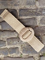 Smashed Lemon Smashed Lemon Marolene belt dark beige One Size