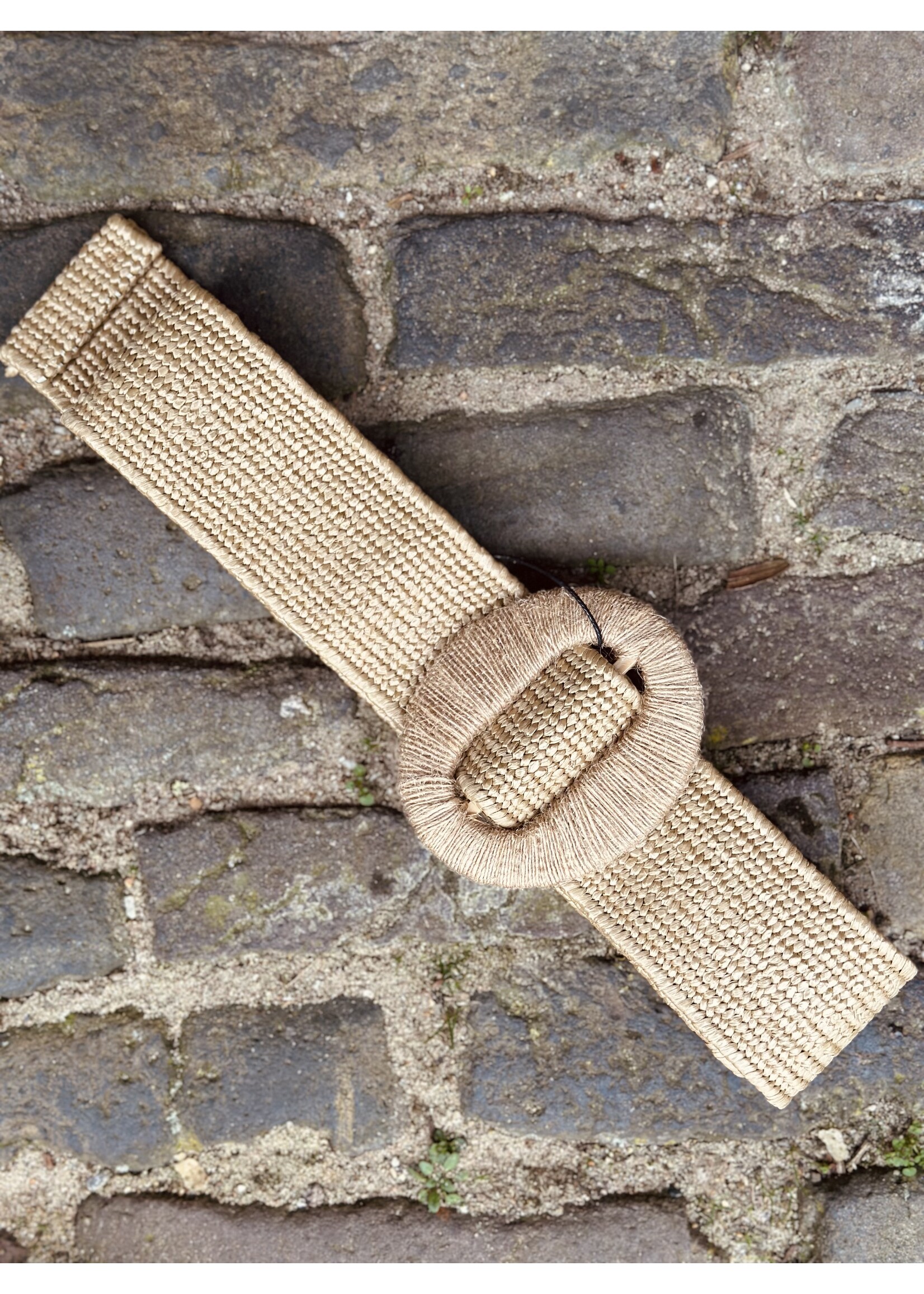 Smashed Lemon Smashed Lemon Marolene belt dark beige One Size