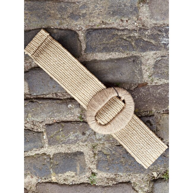 Smashed Lemon Smashed Lemon Marolene belt dark beige One Size