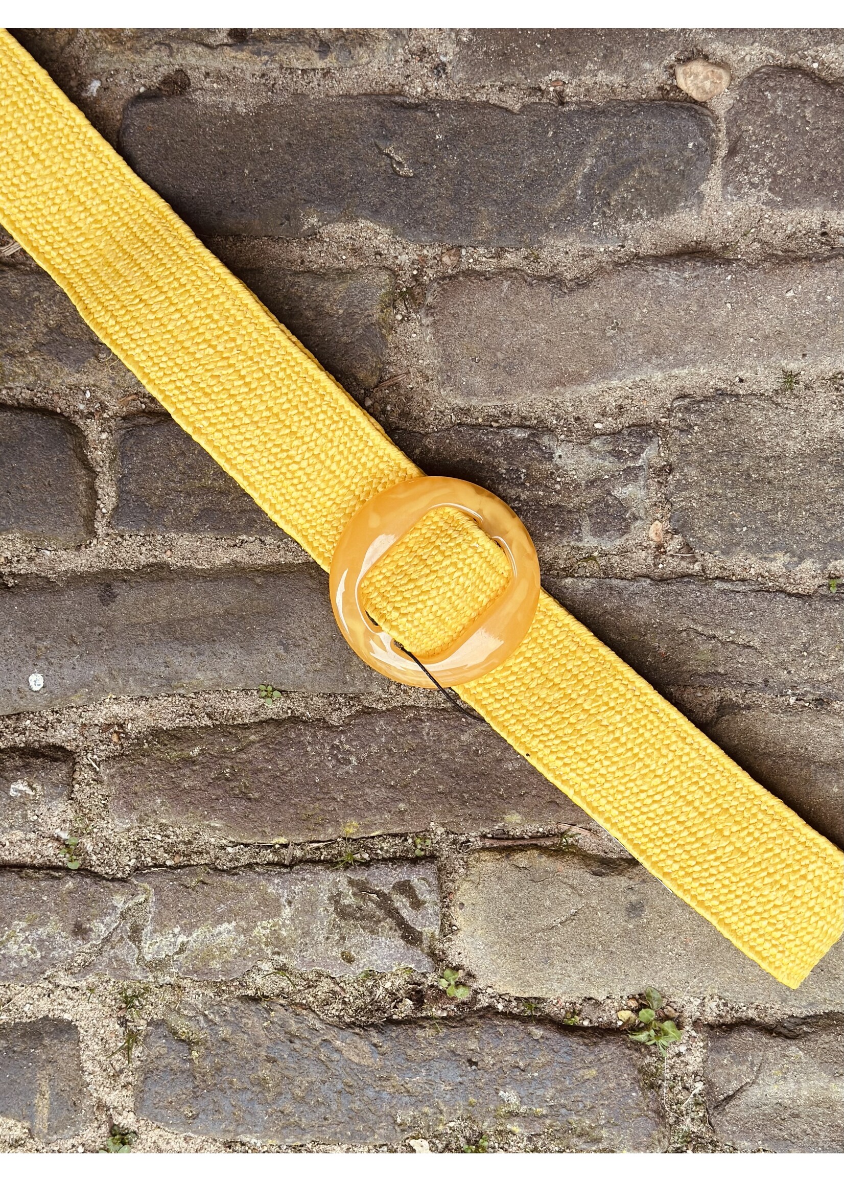 Smashed Lemon Bowi belt yellow One Size