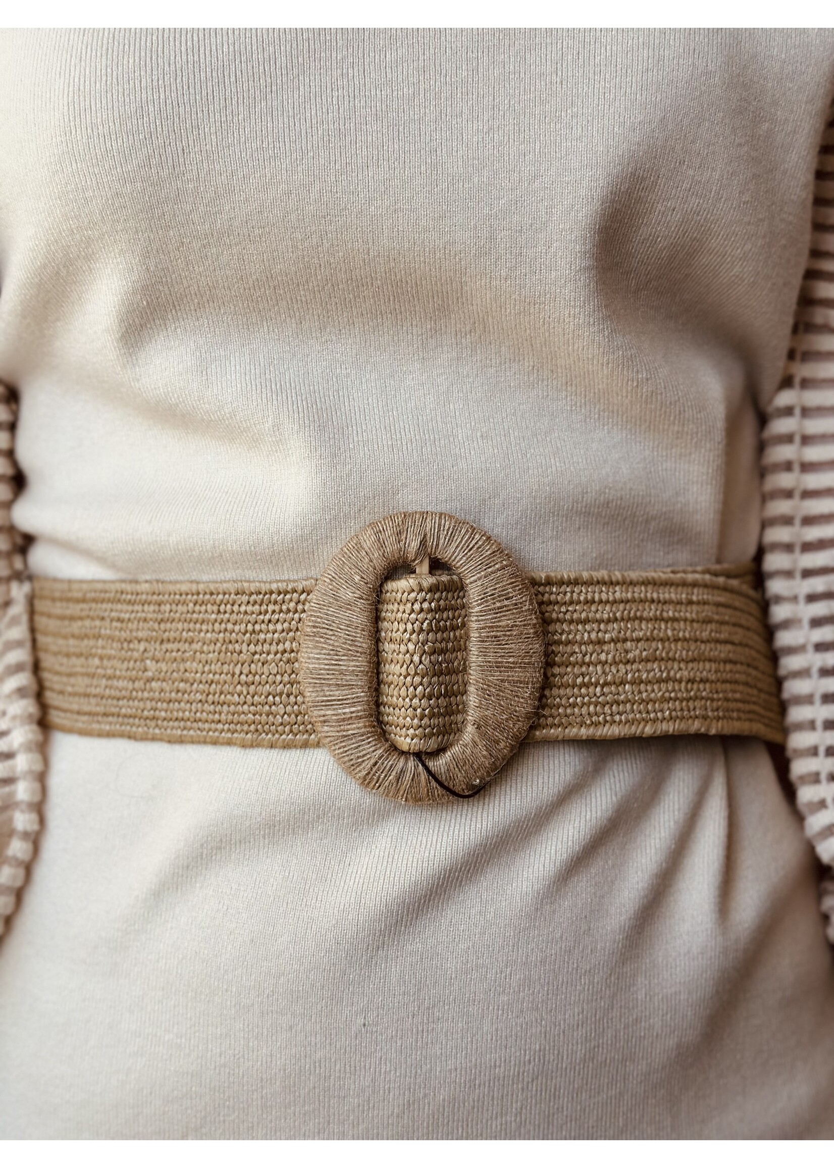 Smashed Lemon Smashed Lemon Marolene belt dark beige One Size