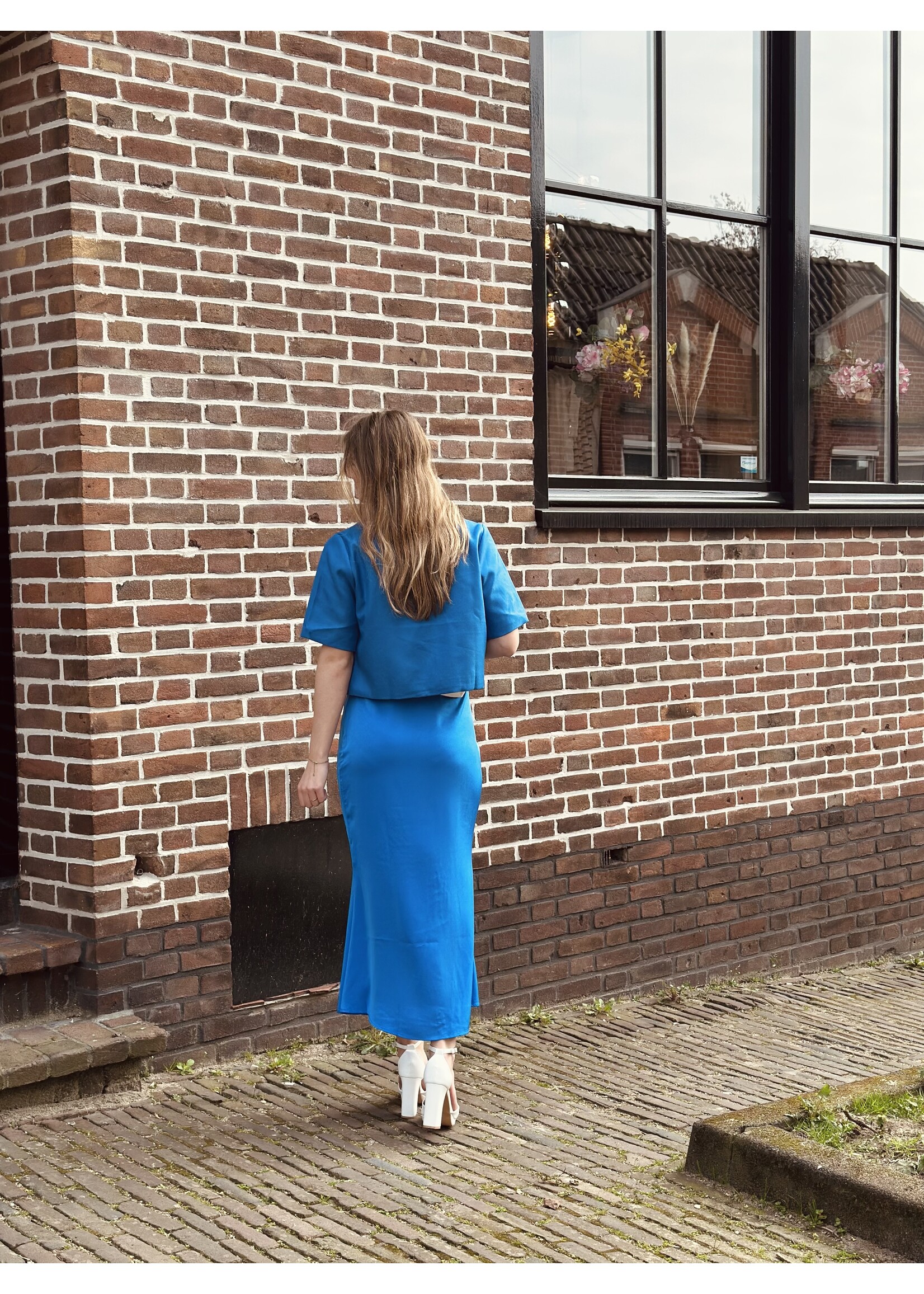 Lofty Manner Lofty Manner Rosalia long skirt blue