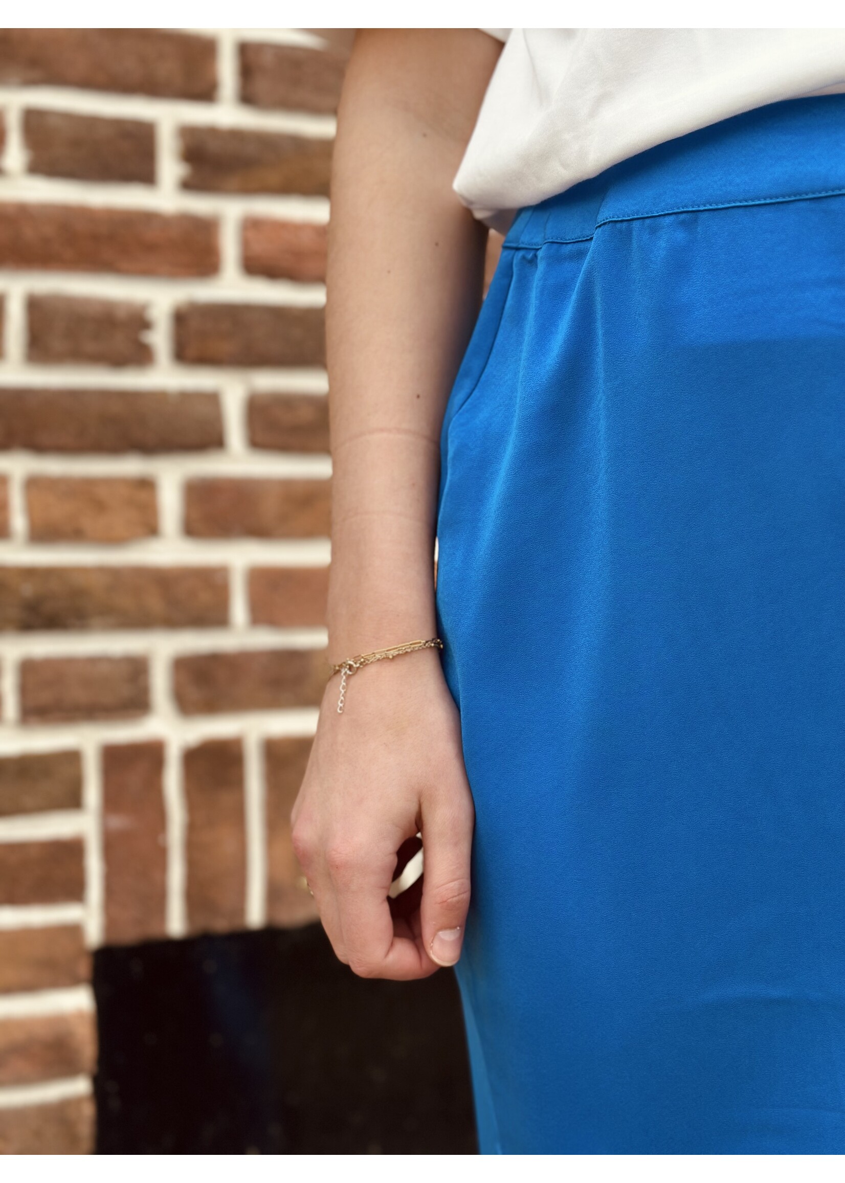Lofty Manner Lofty Manner Rosalia long skirt blue