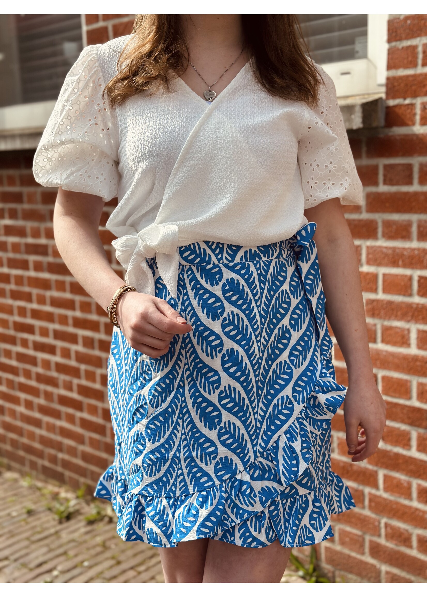Lofty Manner Lofty Manner Elena skirt blue/white