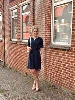 Yolana dress dark blue