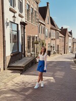 Smashed Lemon Smashed Lemon Maddy skirt cobalt blue