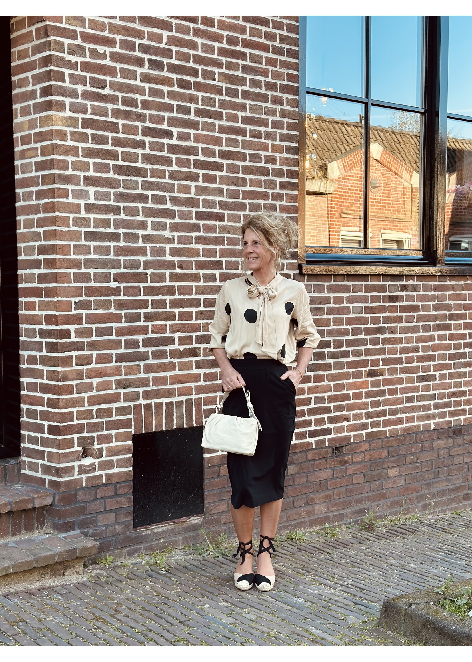 Smashed Lemon Smashed Lemon Leanda long skirt black
